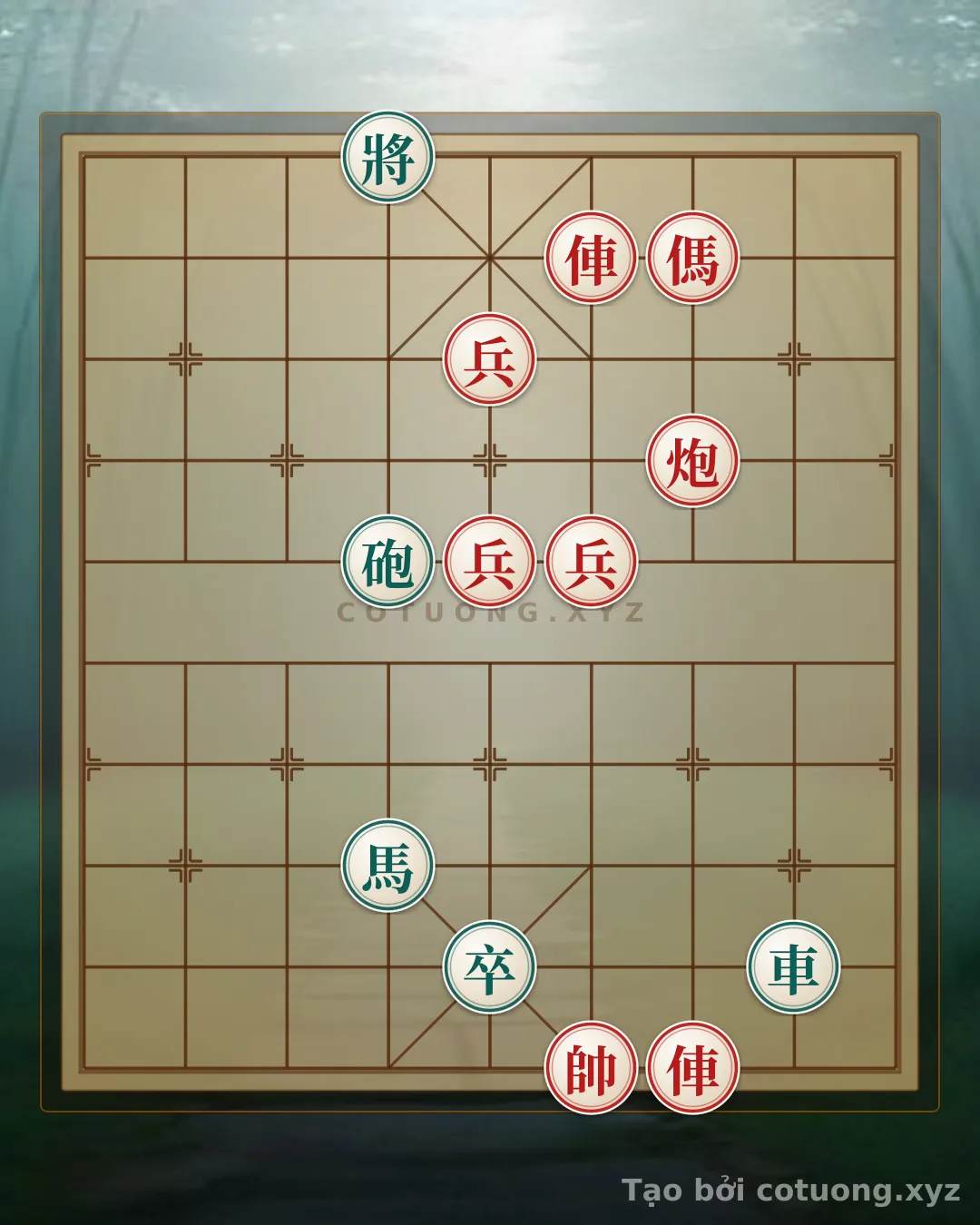 Challenge: Red-Black General's Board: Eternal Victory in the Shadows - Can you solve it?