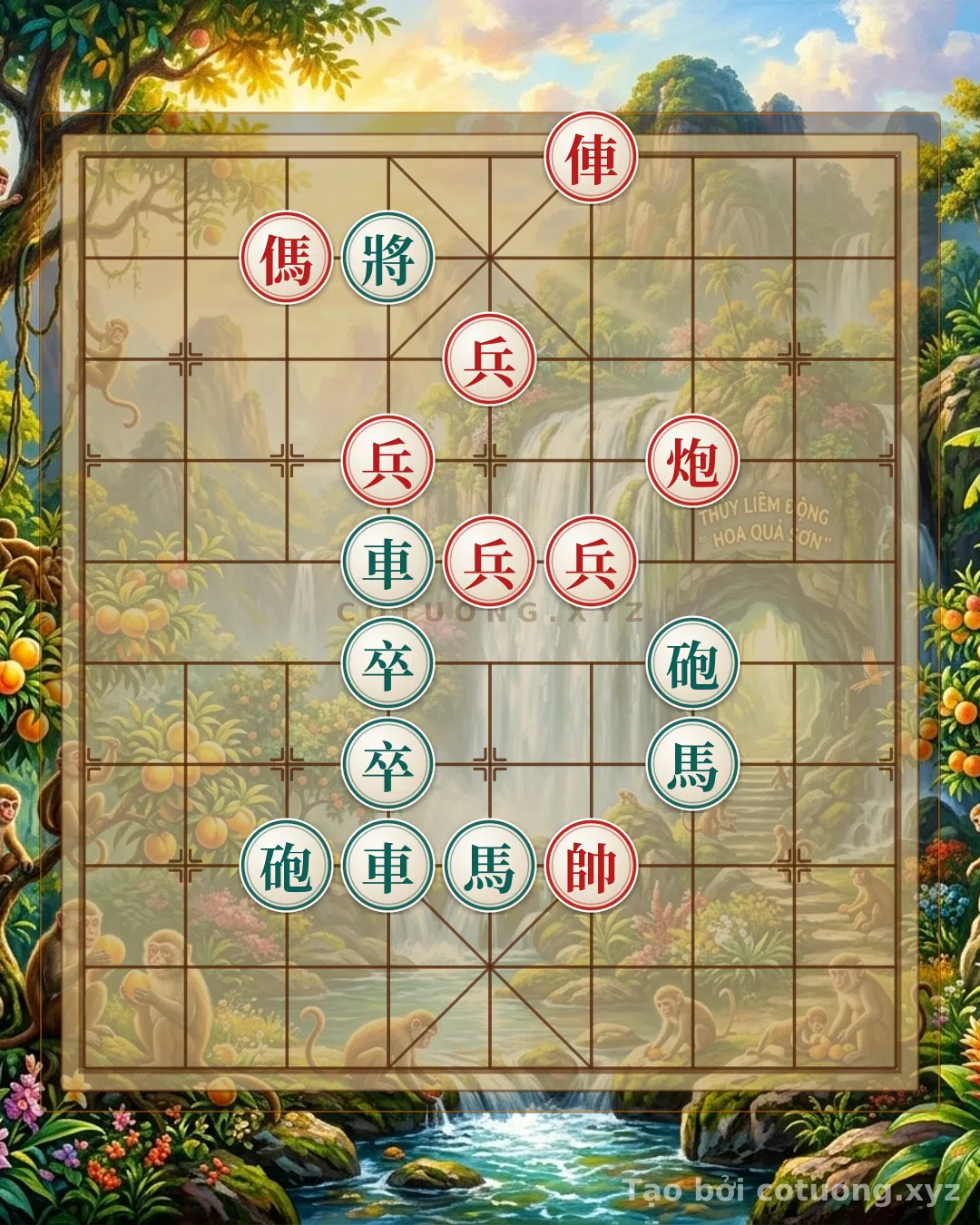 Thế cờ: Xiangqi: Strategy 'Chariot Piercing' - A Clash Like Iron and Silk — Cờ Tướng Online