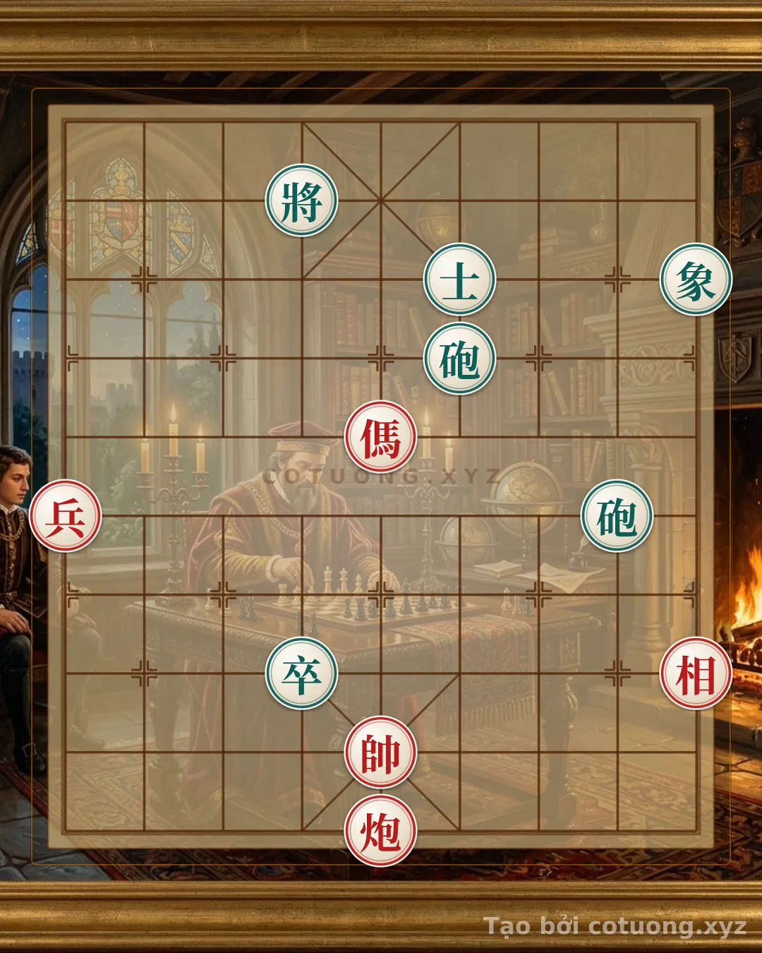 Thế cờ: The Secret of 'Black Cannon on 8th' - Tactical Turnaround in a Level 8 Position — Cờ Tướng Online