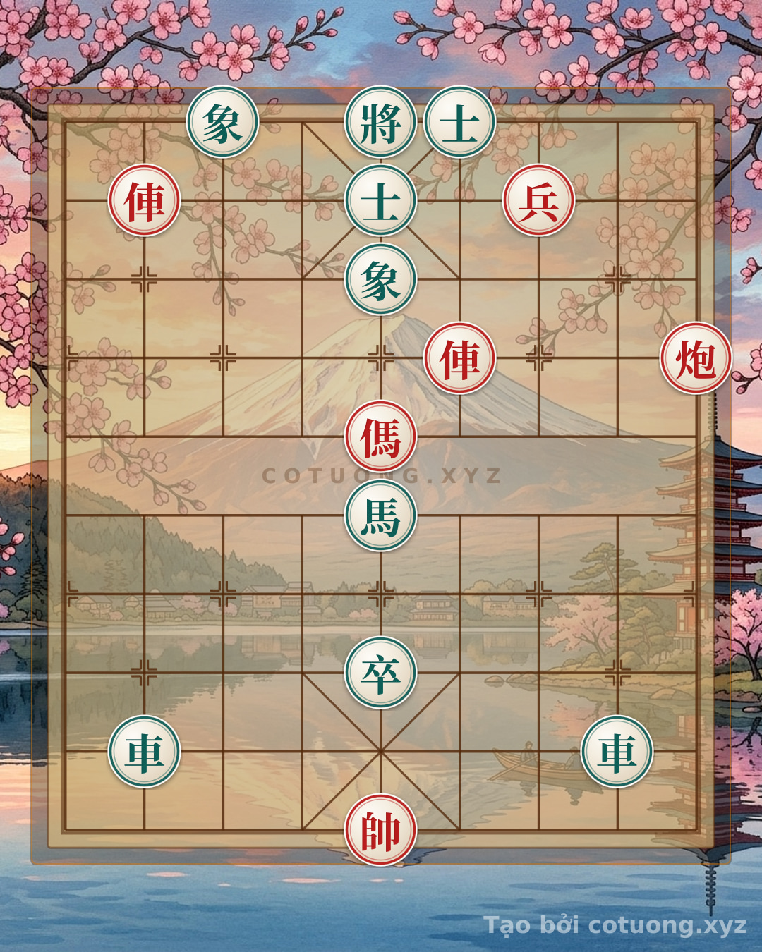 Thử Thách: Phòng thủ phản công: Cách hóa giải đòn sát hiểm của Xe Đỏ lộ 8 hàng 9 - Bạn có thể giải được?