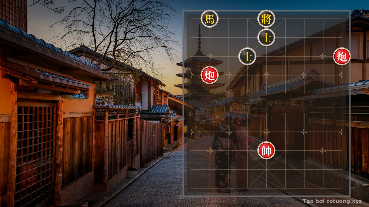 Thế cờ: Xiangqi Mastery: Red Cannon's Charge, Black Advisor Locked - Detailed Guide for Beginners — Cờ Tướng Online