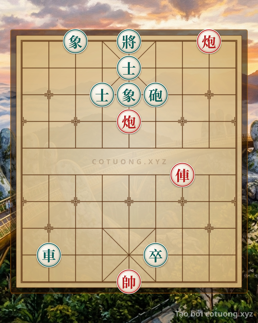 Challenge: Red General's Downfall: Red Chariot Rushes Straight at Black General in 5 Moves - Can you solve it?