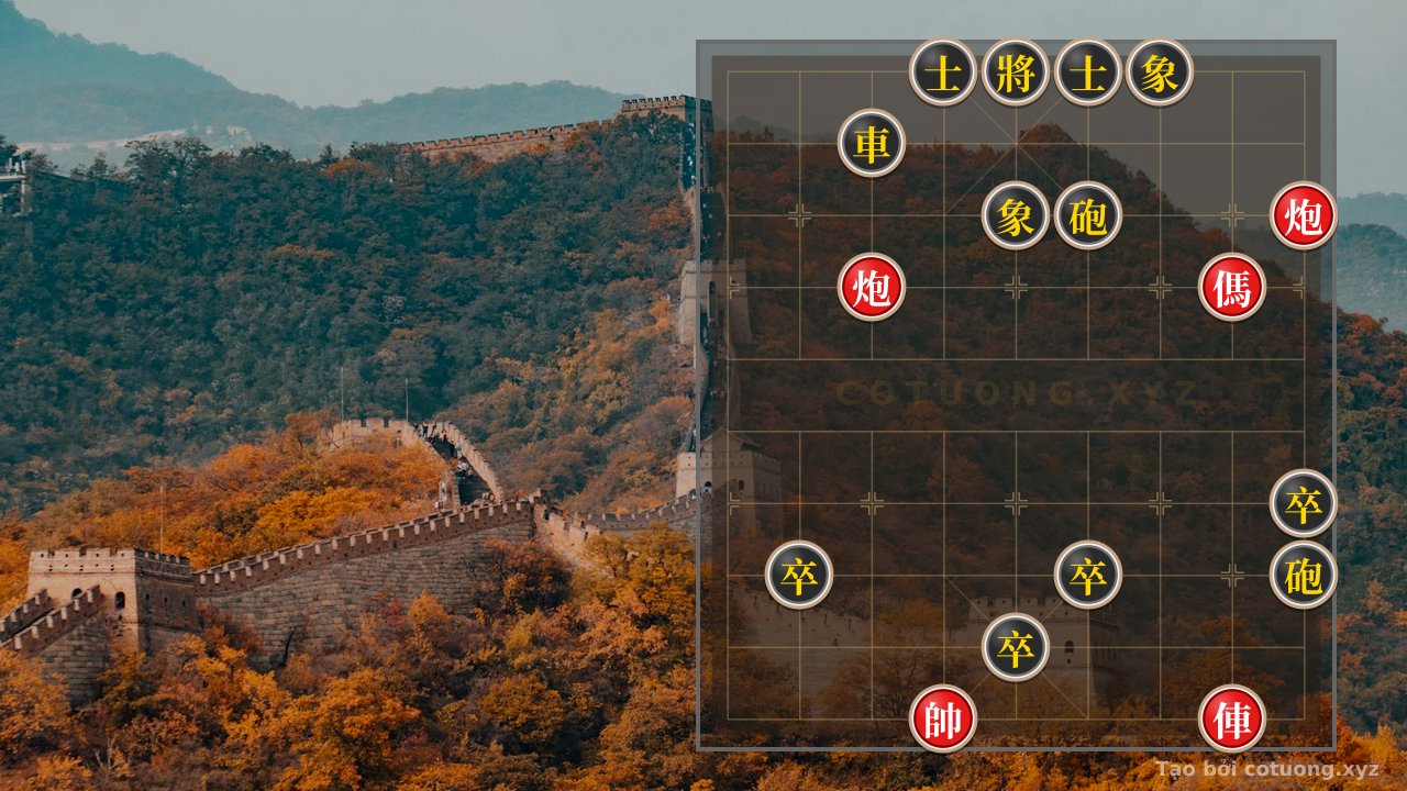 Thế cờ: Two-Player Xiangqi: Subtle Traps in Opening Formations - Analysis from the Board's Perspective — Cờ Tướng Online