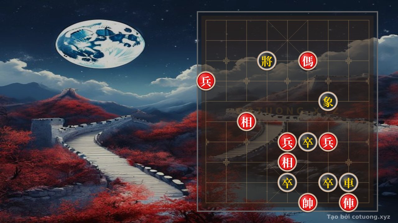 Thế cờ: Xiangqi: The Divine Move of the Red Chariot on File 2 - Unexpected Tactical Strike — Cờ Tướng Online