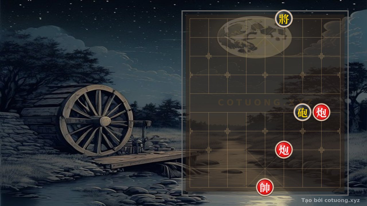 Thế cờ: Red Cannon: Mastering the Level 1/10 General Capture Strategy — Cờ Tướng Online