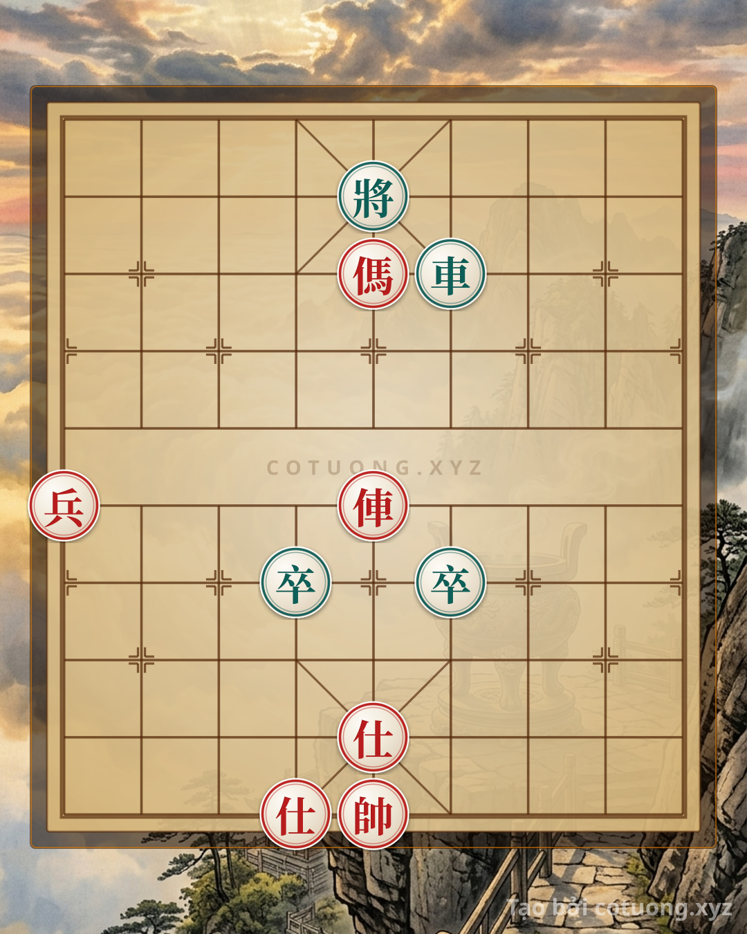 Challenge: The Art of Xiangqi: Black Rook at 6-8 vs Red Horse at 5-8 - Battle Tactics - Can you solve it?