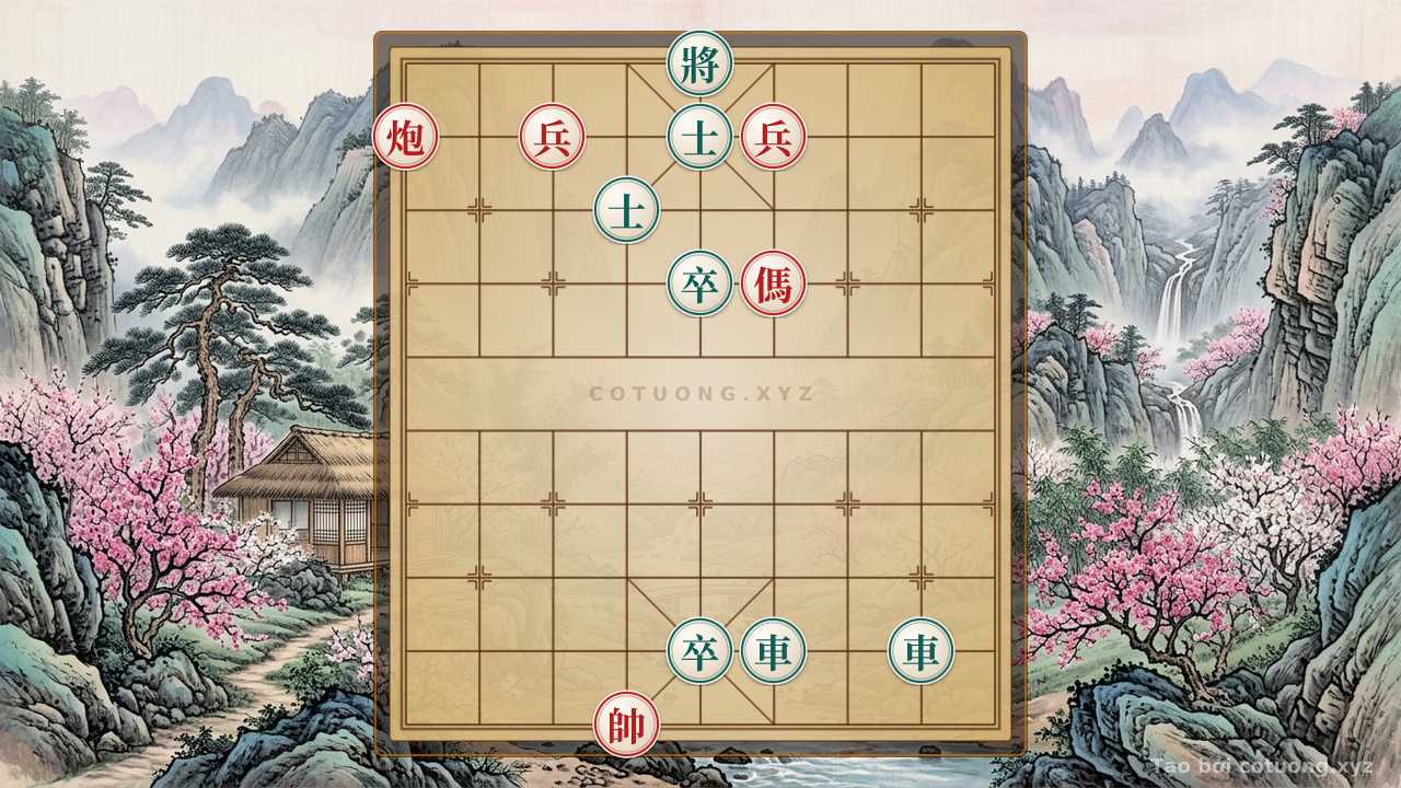 Thế cờ: The 'Red Cannon on File 9' Trap - The Secret of the Black Chariot on File 6, Rank 2 — Cờ Tướng Online
