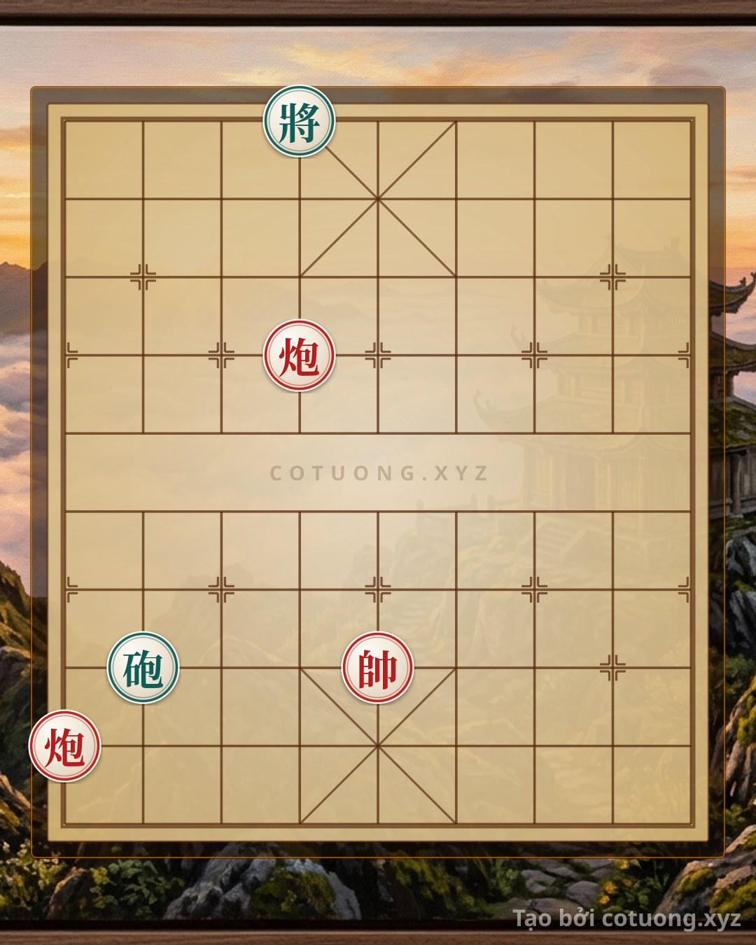 Challenge: Song pháo trùng điệp khóa cung - Can you solve it?