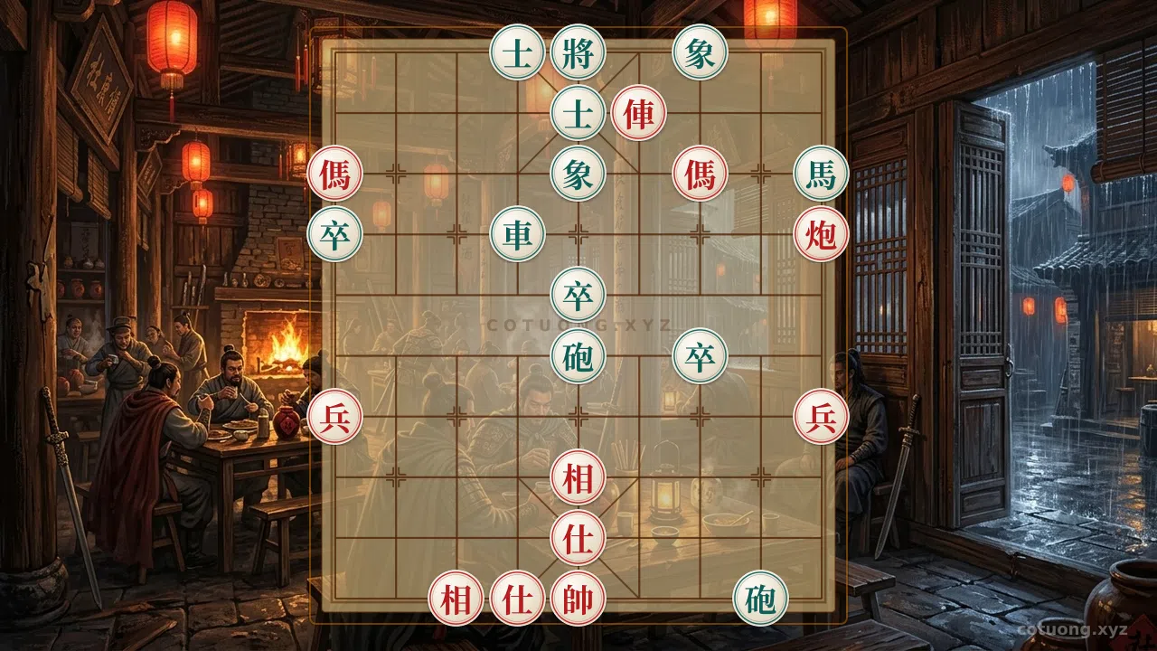 Challenge: Chariot File 4, Knight File 9, and Pawns besiege General File 5 - Can you solve it?