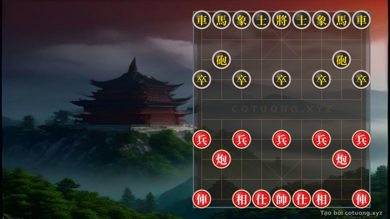 Thế cờ: Xiangqi (Chinese Chess) Position #5462: When Red's Double Rook Cannon Faces Black's Double Horse - The Battle of Xicheng — Cờ Tướng Online