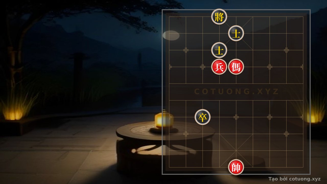Thế cờ: Xiangqi (Chinese Chess) 7/10: Red Breaks Black's Advisor in One Move 'Tian' Miracle — Cờ Tướng Online