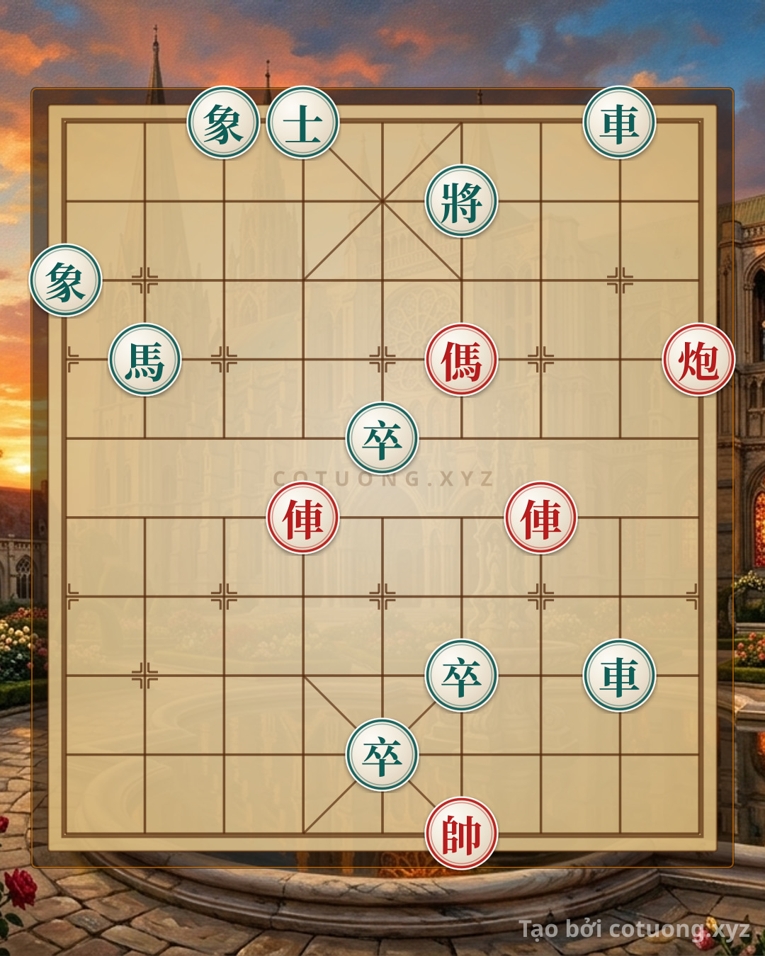 Challenge: Tactical Insight: The Black Rook on 8th Rank 3rd File and Red's Counterattack Strategy - Can you solve it?