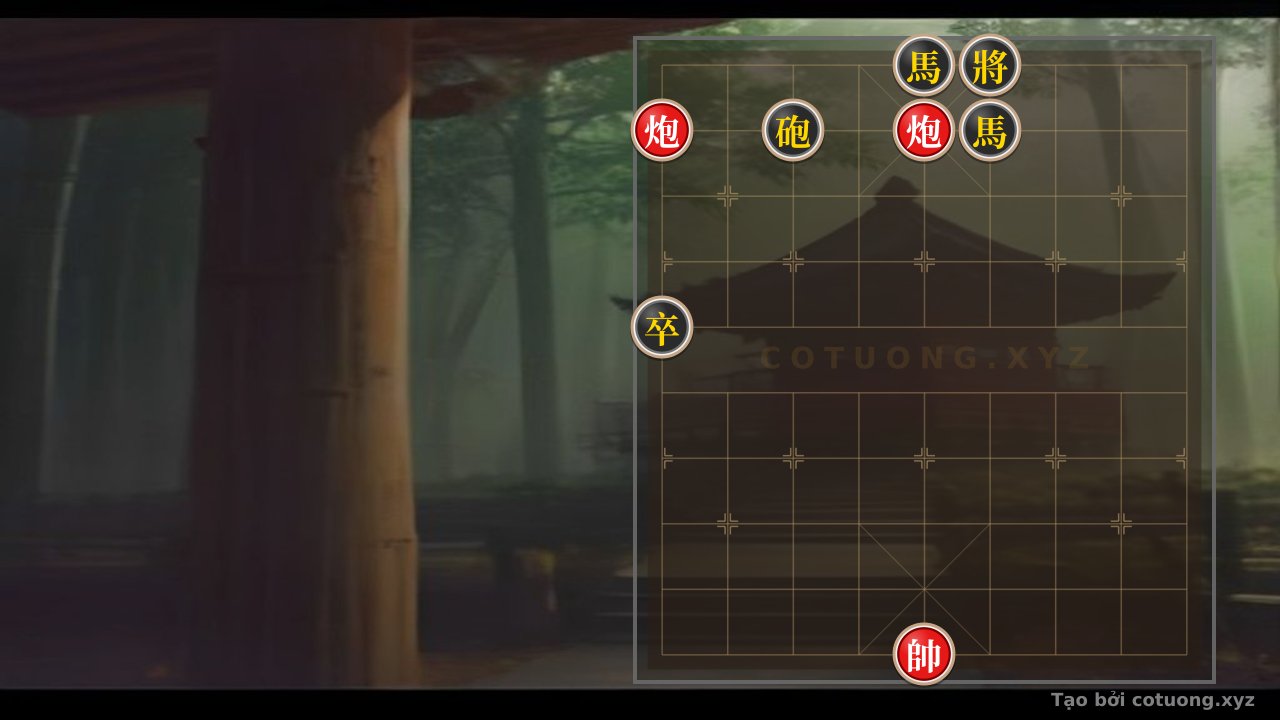 Thế cờ: 'The Red King is Trapped' - The Forced Rook Move to End the Game in 3 Moves — Cờ Tướng Online