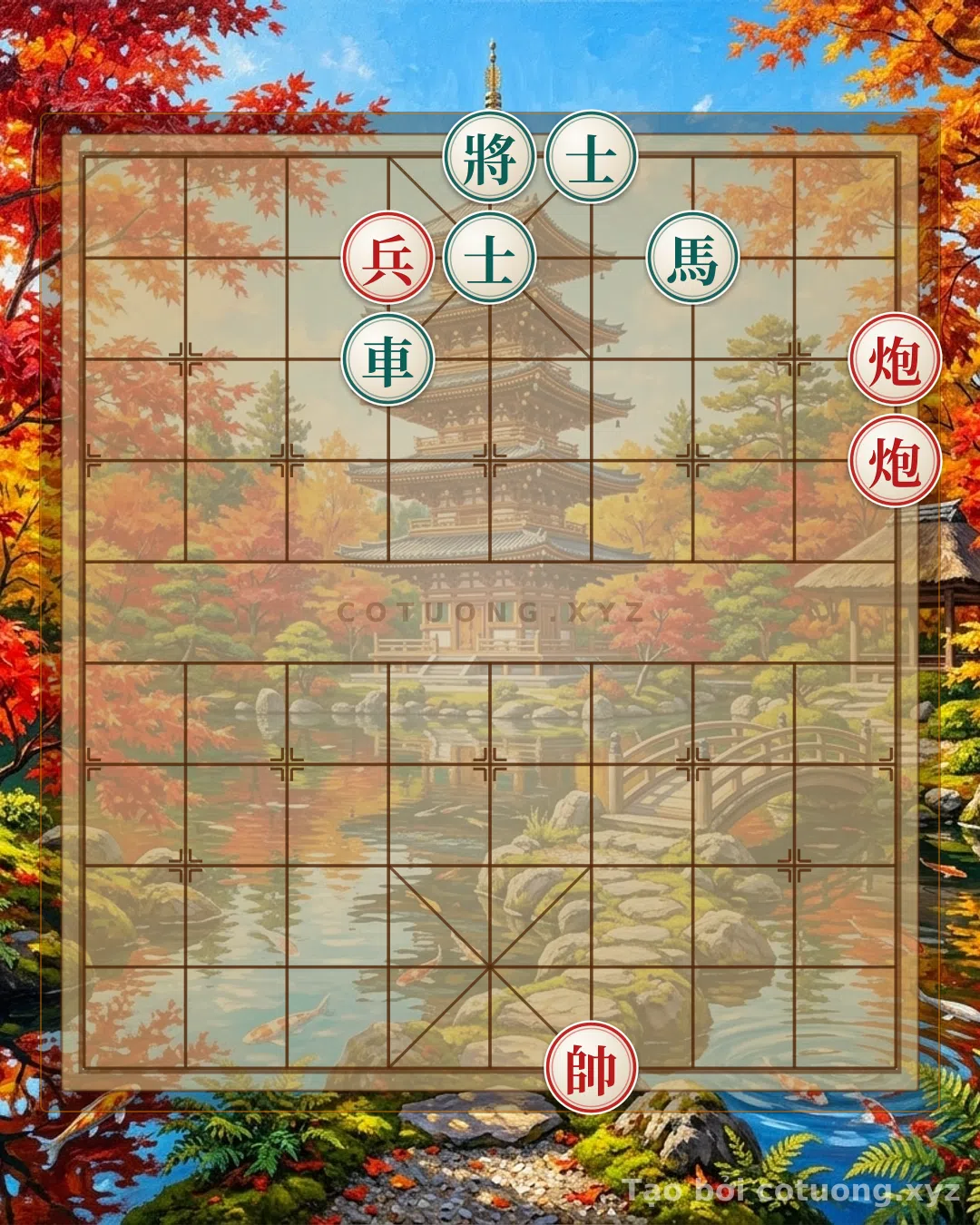 Challenge: Xiangqi (Chinese Chess) Board 5th File 10: 