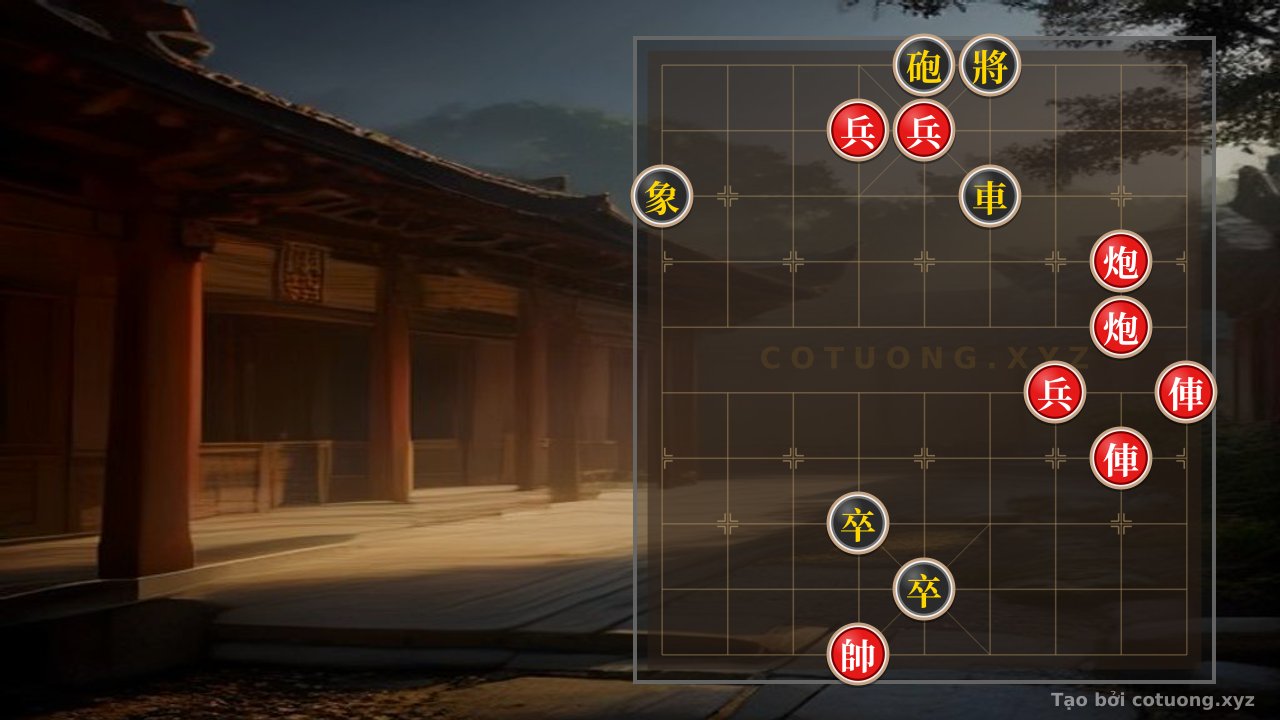 Challenge: Xiangqi Battle: 2 Red Chariots, 2 Red Cannons, and 3 Red Pawns Defeat Black's Chariot and Cannon in a Classic Chess Showdown - Can you solve it?