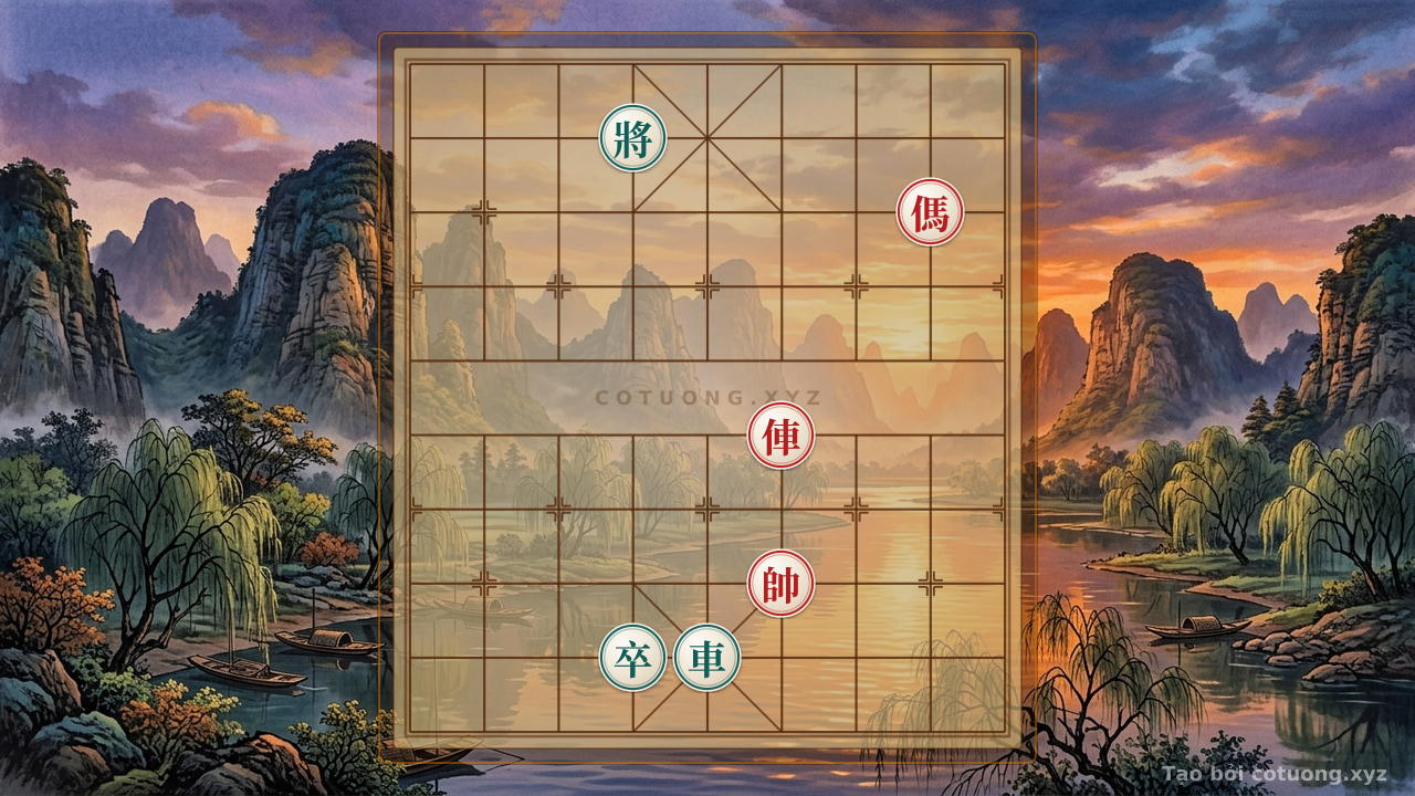 Thế cờ: Quick Endgame Tactics in Xiangqi: Reversing Black's Pressure — Cờ Tướng Online