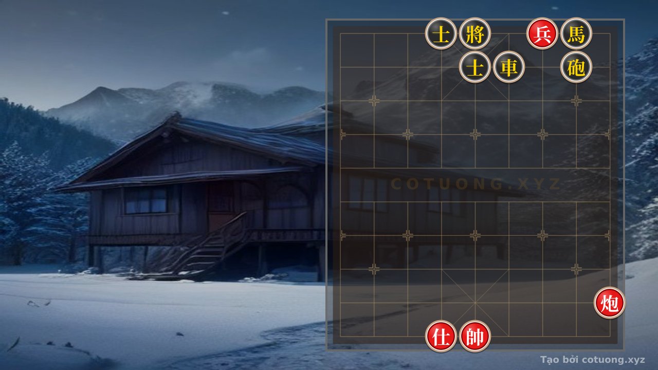 Thế cờ: Xiangqi Super Difficult: The 'Black Horse Ngọa Tào' Trap Against Red Cannon — Cờ Tướng Online