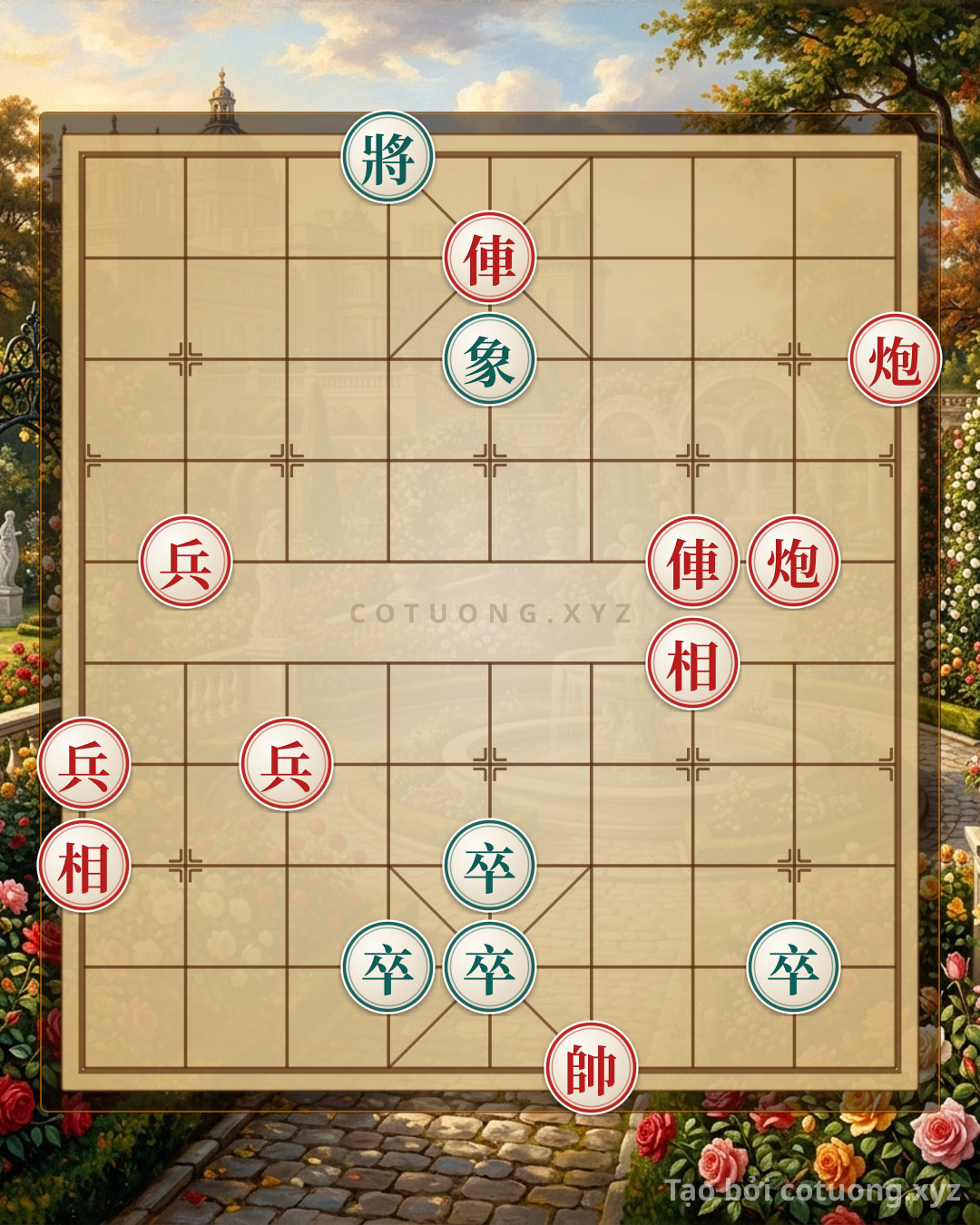 Challenge: Xiangqi Super Difficult: Red Chariot Attacks Straight on File 5, Black Cannon is Blocked - How to Defend? - Can you solve it?