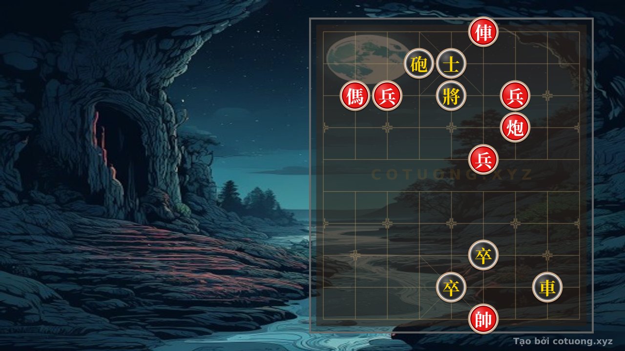 Thế cờ: Red Chariot on File 4, Rank 10: Black's Defensive Strategy in the White Dragon Formation — Cờ Tướng Online