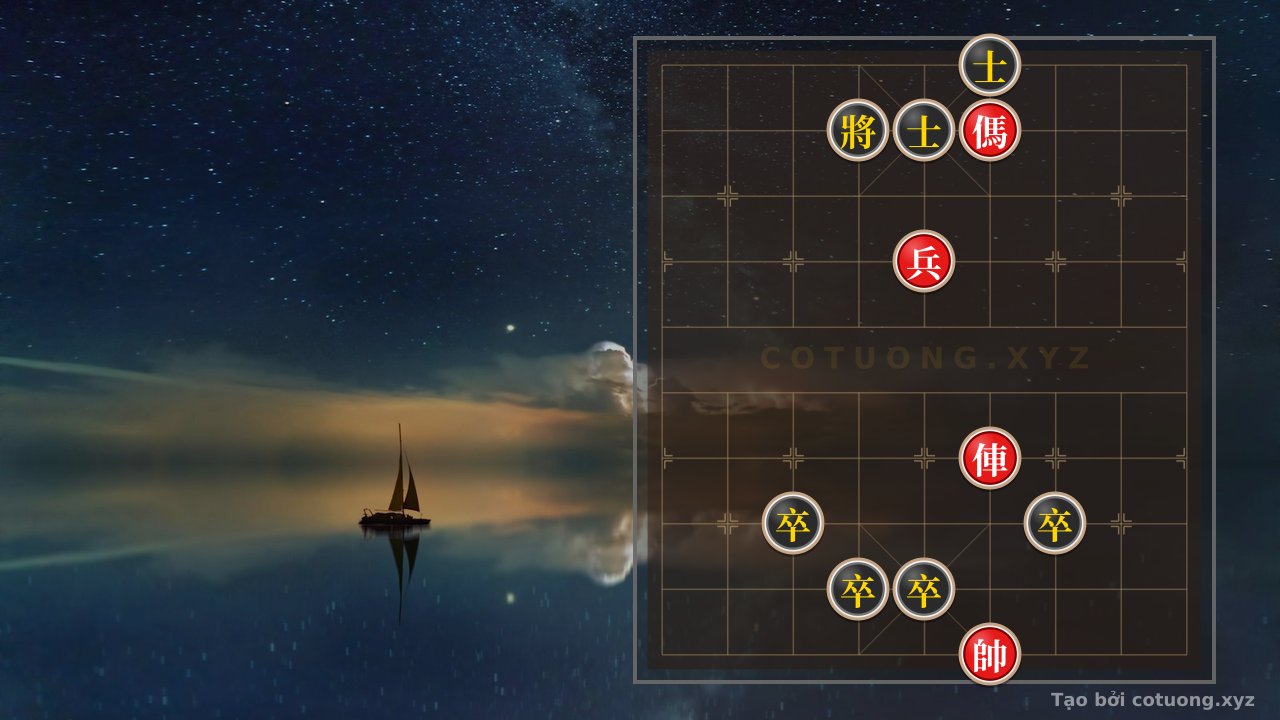 Thế cờ: Xiangqi Formation: Red Attacks, Black Defends Strongly — Cờ Tướng Online