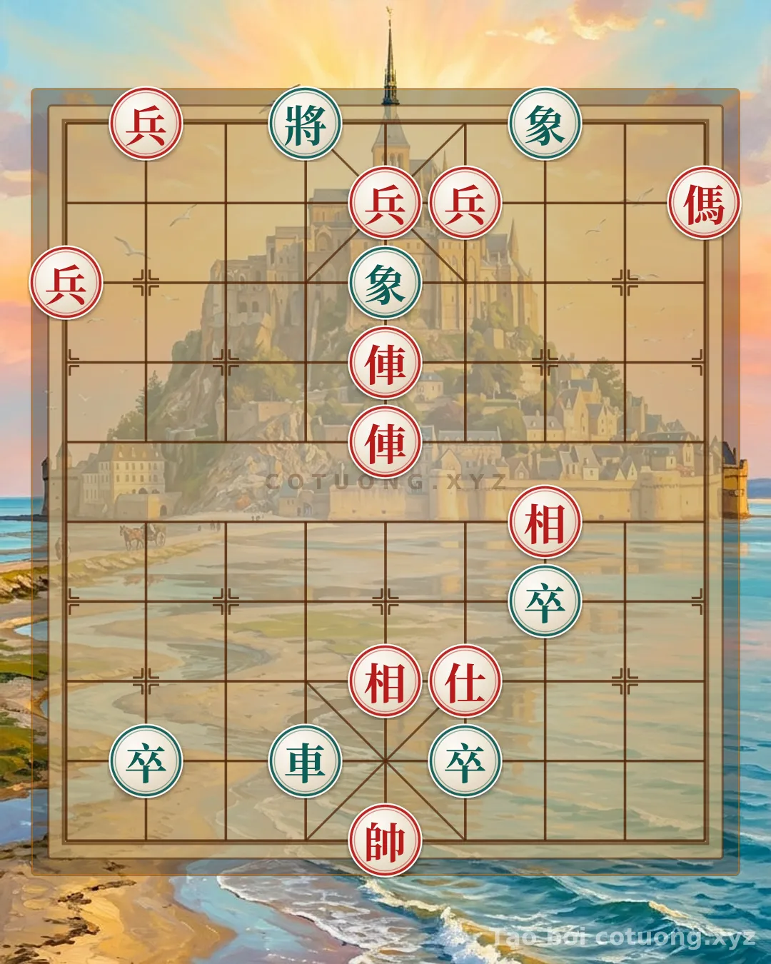 Thử Thách: Chốt Đỏ Lộ 8 Hàng 10: Chiến thuật Tàn Bạo trong Thế Trận Cờ Tướng - Bạn có thể giải được?