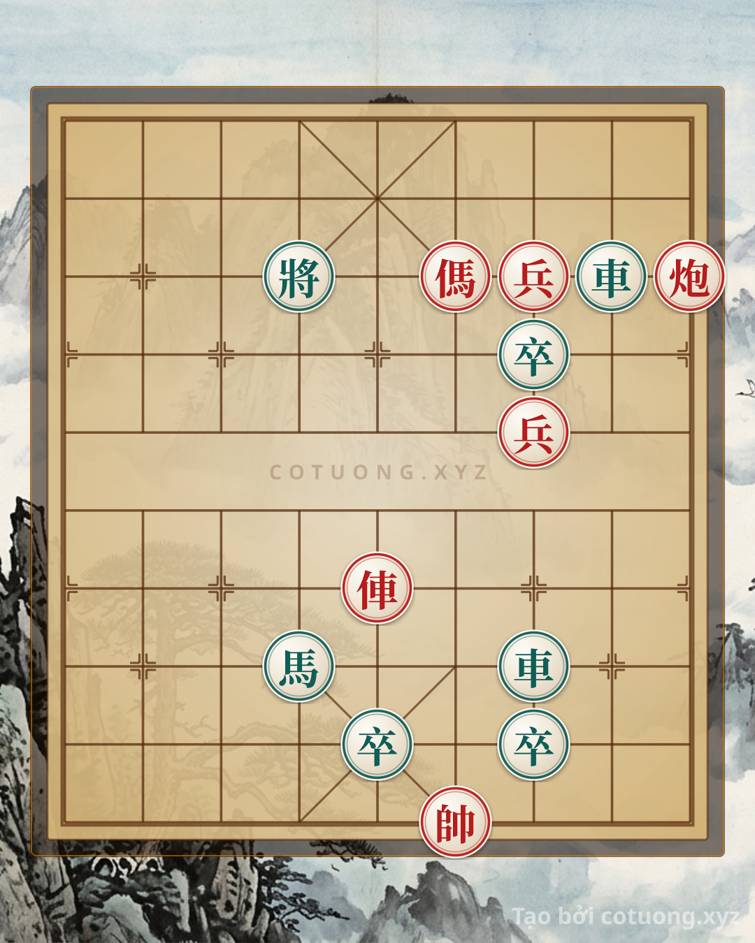 Challenge: Super Difficult Xiangqi Position: Red Cannon Opens with a Shocking Move, Black Rook Counters with a Brutal 'Rook Thrust' – Tactical Blunder 1/10 Forces Black King to Choose Life or Death - Can you solve it?
